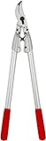 FELCO 210A-60 Baumschere (Länge 60 cm, Zweihand Gartenschere mit ziehendem Schneidkopf, Schnitt-ø 35 mm, ergonomische Griffe, Gartenschere)