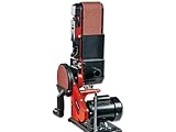 Einhell Stand-Band-Tellerschleifer TC-US 380 (380 W, Schleifbandgeschw. 292 m/min, Schleifteller Drehzahl 1.450 min-1, inkl. 1x Schleifband K80 und 1x Tellerschleifpapier K80)