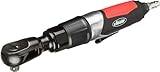 ViGOR V5675 Luftratsche I 160 Umdrehungen/min, vibrationsarm, 12,5 mm (1/2 Zoll) Vierkantabtrieb I für beengte Platzverhältnisse mit Drehmomenten bis zu 67 Nm