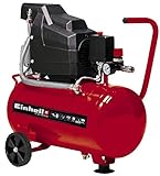 Einhell Kompressor TC-AC 190/24/8 (1500 W., max. 8 bar, 24 l-Tank, 165 l/min Ansaugleistung, Motordrehzahl 2850 min^-1, Druckminderer, Manometer, Ölschmierung)