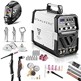 Vollausstattung STAHLWERK AC/DC WIG 200 Plasma ST IGBT Kombi 200 Amp WIG MMA und Schweißgerät 50 A CUT Plasmaschneider, ALU geeignet, 7 Jahre Garantie